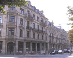 Historical sandstone facade